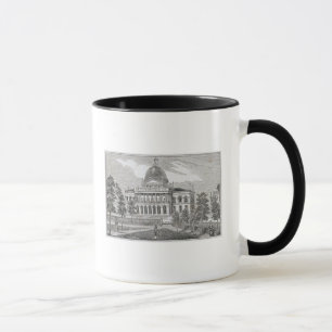 Southern view of the State House in Boston Mug