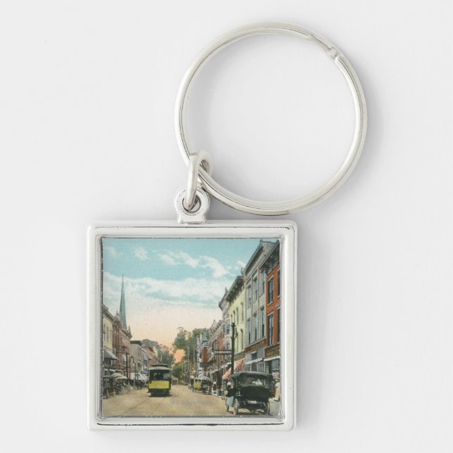Southern View of Wall Street Key Ring (Front)