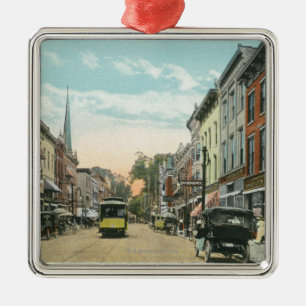 Southern View of Wall Street Metal Ornament