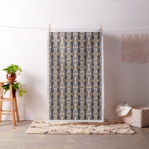 Southern White Admiral Blue Butterfly Painting Fabric