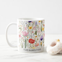 Southern Wildflower Personalised Mug