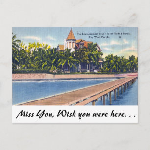 Southernmost House, Key West Postcard