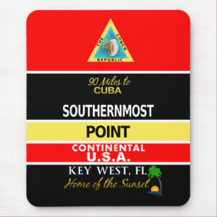 Southernmost Point Buoy Key West Mouse Pad