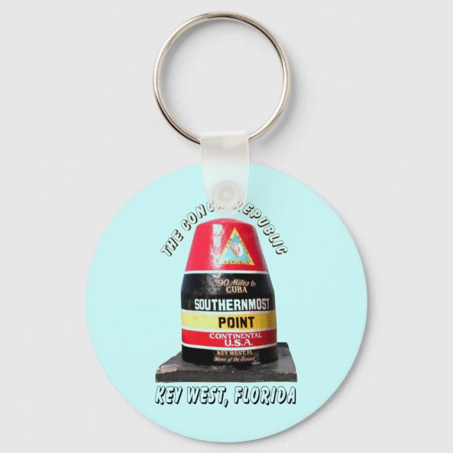 Southernmost Point Key Ring (Front)