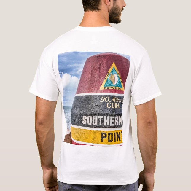 Southernmost Point Key West T-Shirt (Back)