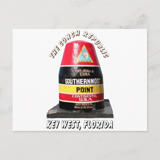 Southernmost Point Postcard (Front)