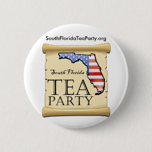 SouthFloridaTeaParty.org 6 Cm Round Badge