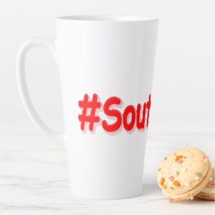 "#SouthKorea" Cute Design. Buy Now Latte Mug