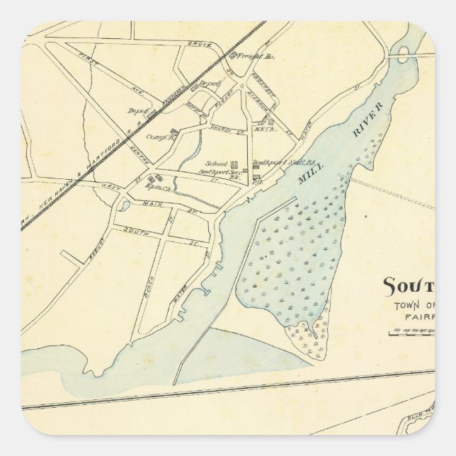 Southport, Bethel Square Sticker (Front)