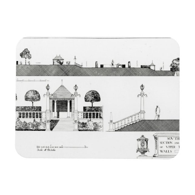 Southport: Section and Details of Upper Terrace an Magnet (Horizontal)