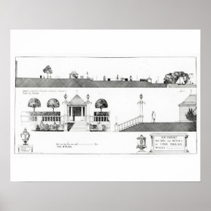 Southport: Section and Details of Upper Terrace an Poster