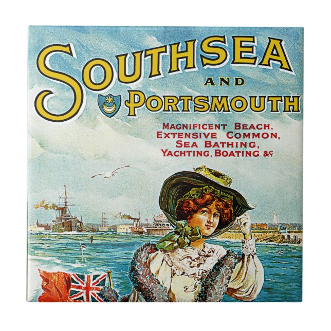 Southsea and Portsmouth Tile (Front)