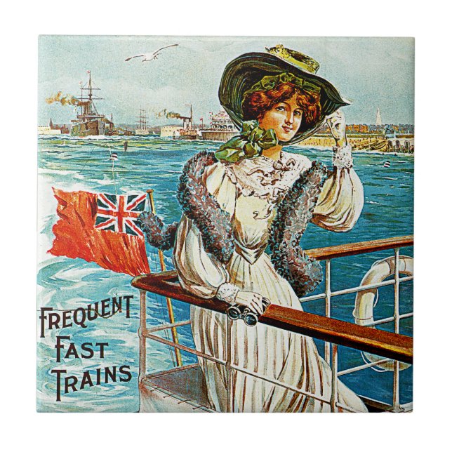 Southsea and Portsmouth Tile (Front)