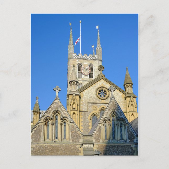 Southwark Cathedral, London UK Postcard (Front)