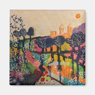 Southwell Minster from Palace Gardens Magnet