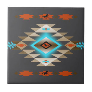 Southwest 3, changeable colour ceramic tile