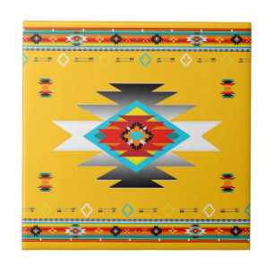 Southwest 8 pattern, changeable colour ceramic tile