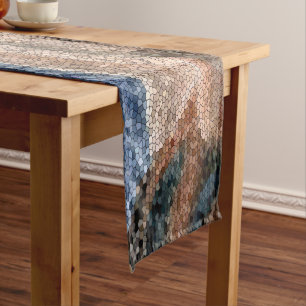 Southwest Abstract Mosaic Natural Landscape Runner