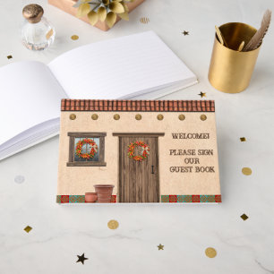 Southwest Adobe Hacienda Personalised Guest Book