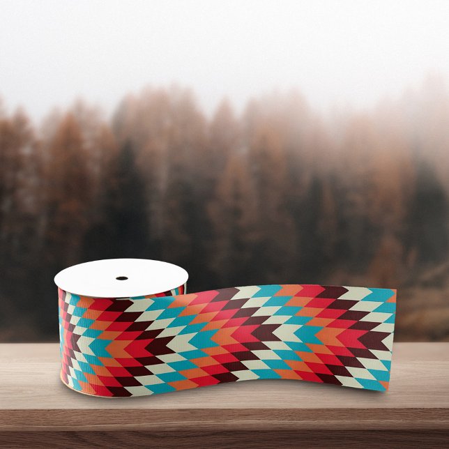 Southwest America Native Pattern Grosgrain Ribbon (Creator Uploaded)
