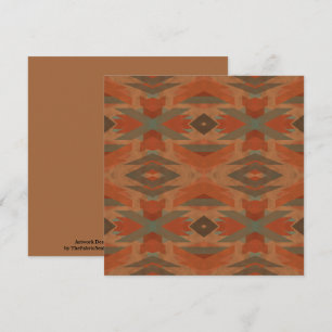 Southwest American Indian Inspired Art Pattern Card
