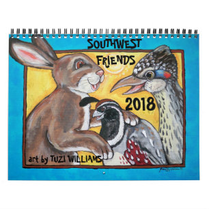 Southwest Animals Wildlife Calendar Cute Any Year