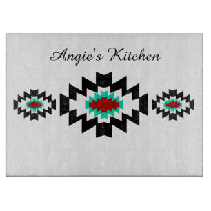 Southwest Aztec Native American Tribal Design Cutting Board