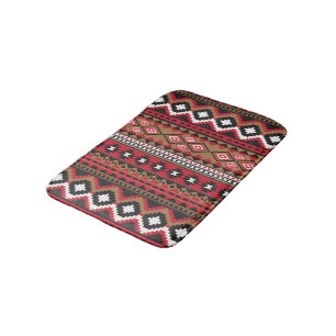 Southwest aztec pattern bath mat
