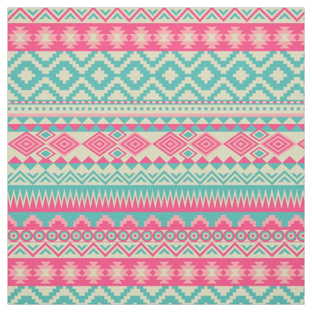 Southwest aztec pattern colourful fabric (Swatch)