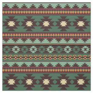 Southwest aztec pattern colourful fabric