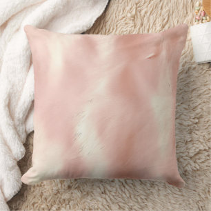Southwest Blush Pink Cowgirl Cowhide Cushion