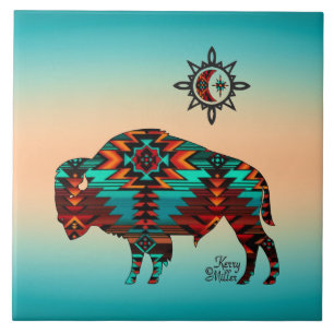 Southwest Buffalo Ceramic Tile