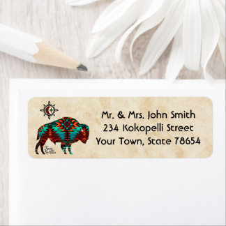 Southwest Buffalo Label Return Address Label