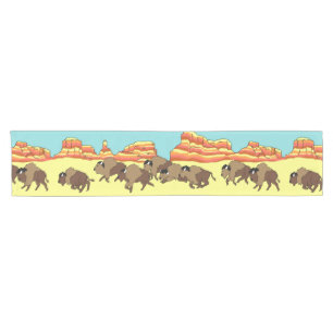 Southwest Buffalo Short Table Runner