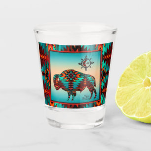 Southwest Buffalo Shot Glass