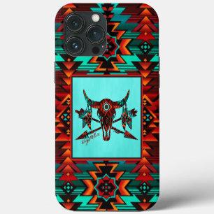 Southwest Buffalo Skull And Arrows Case-Mate iPhon iPhone 13 Pro Max Case