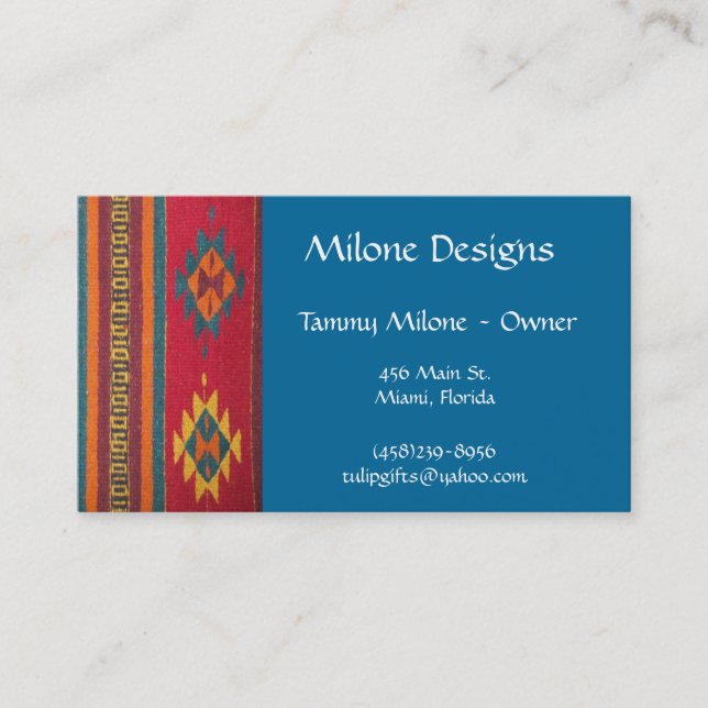 Southwest Business Card (Front)