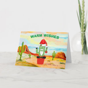 Southwest Cactus Christmas Card