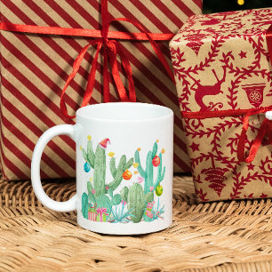 Southwest Cactus Holiday Christmas Desert Coffee Mug