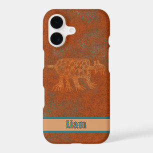 Southwest Canyons Bobcat Petroglyph Personalised