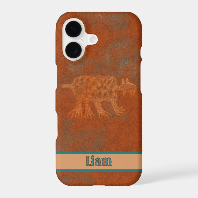 Southwest Canyons Bobcat Petroglyph Personalised (Back)