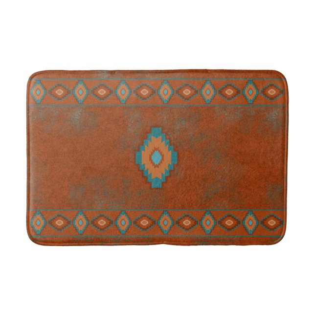 Southwest Canyons Diamond Bath Mat (Front)
