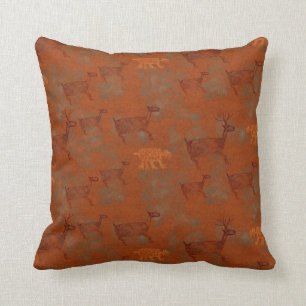 Southwest Canyons Petroglyphs Cushion