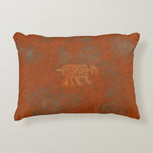 Southwest Canyons Petroglyphs Decorative Cushion