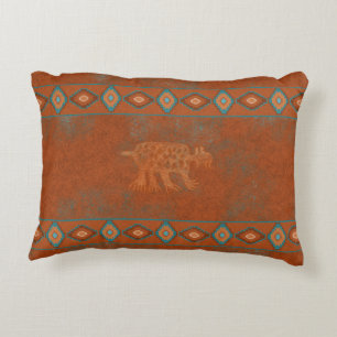 Southwest Canyons Petroglyphs Decorative Cushion