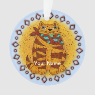 Southwest Cat Ornament