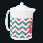 Southwest Chevron Pattern<br><div class="desc">Stylish and trendy modern zigzag Chevron pattern. Shown here in Brick Orange and Aqua Green for that totally Chic look Chevron Two Tone Pattern</div>