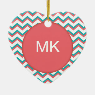 Southwest Chevron Pattern Ceramic Tree Decoration
