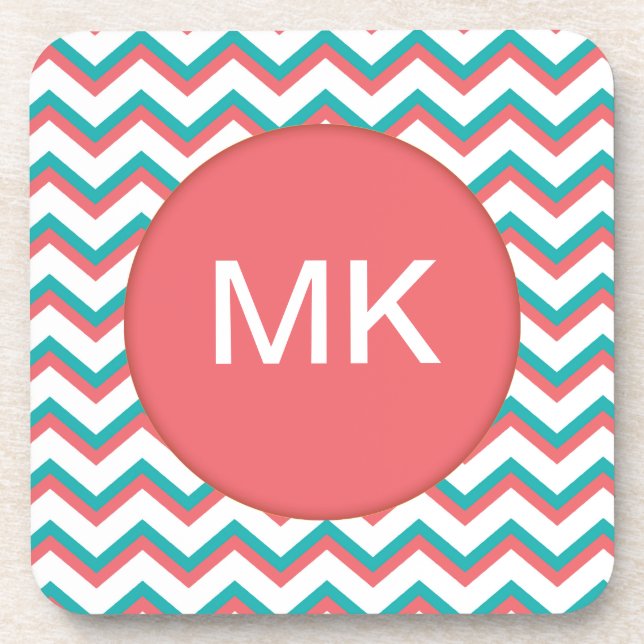 Southwest Chevron Pattern Coaster (Front)