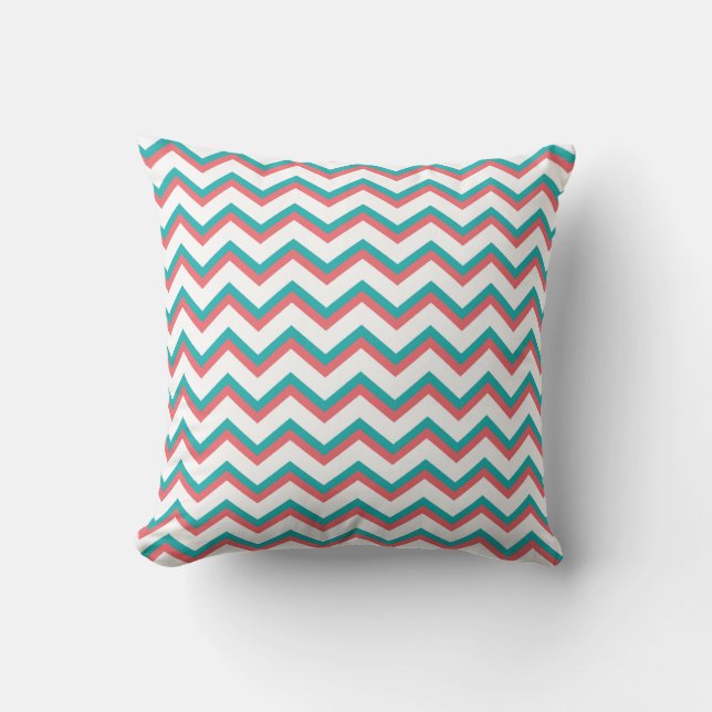 Southwest Chevron Pattern Cushion (Front)